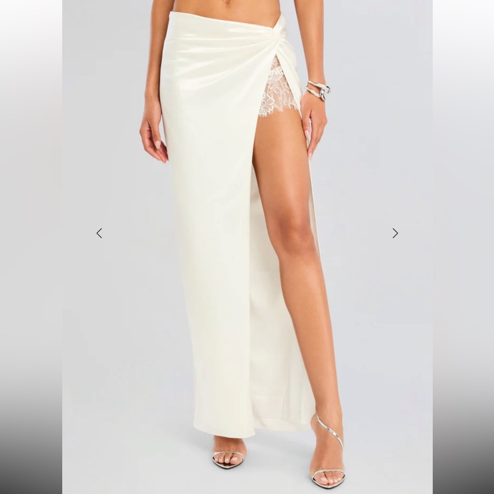 Retrofete Reeve Silk Maxi Skirt